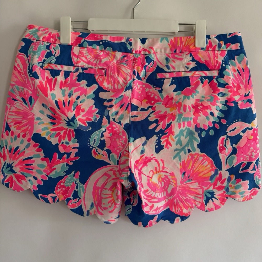 Lilly Pulitzer Womens Buttercup Stretch Short 5" Inseam 14 Bright Tropical - Picture 6 of 15